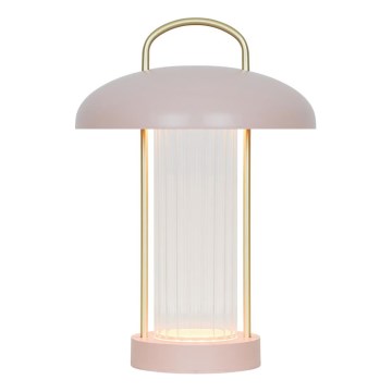 Nordlux - LED с регулируема яркост, презареждаема, сенсорна настолна лампа MIRANO LED/3W/3,7V розова