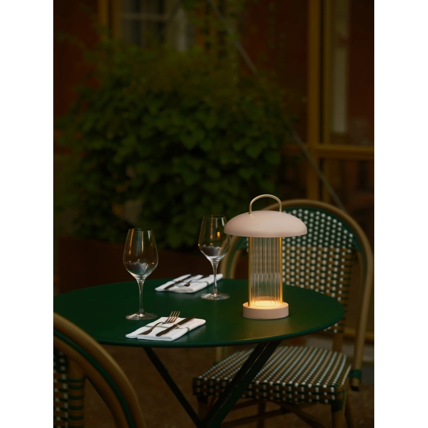 Nordlux - LED с регулируема яркост, презареждаема, сенсорна настолна лампа MIRANO LED/3W/3,7V розова