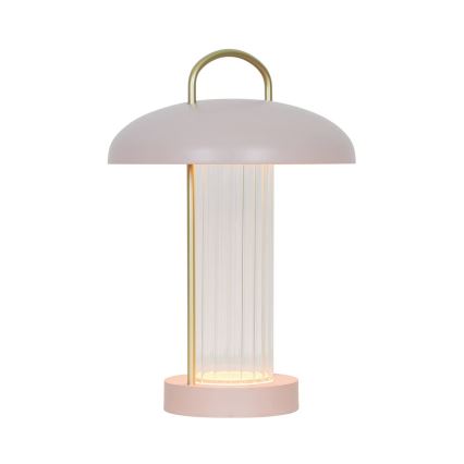 Nordlux - LED с регулируема яркост, презареждаема, сенсорна настолна лампа MIRANO LED/3W/3,7V розова