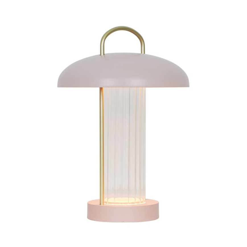 Nordlux - LED с регулируема яркост, презареждаема, сенсорна настолна лампа MIRANO LED/3W/3,7V розова