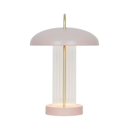 Nordlux - LED с регулируема яркост, презареждаема, сенсорна настолна лампа MIRANO LED/3W/3,7V розова