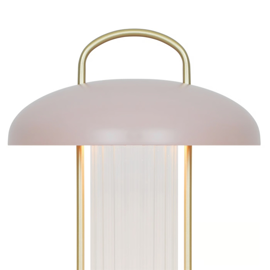 Nordlux - LED с регулируема яркост, презареждаема, сенсорна настолна лампа MIRANO LED/3W/3,7V розова