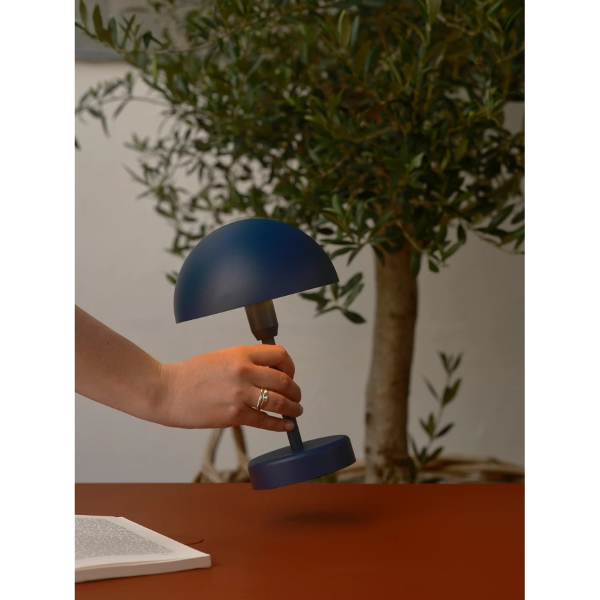 Nordlux - LED димируема презареждаема сензорна външна настолна лампа ELLEN LED/2,8W/3,7V IP44 синя