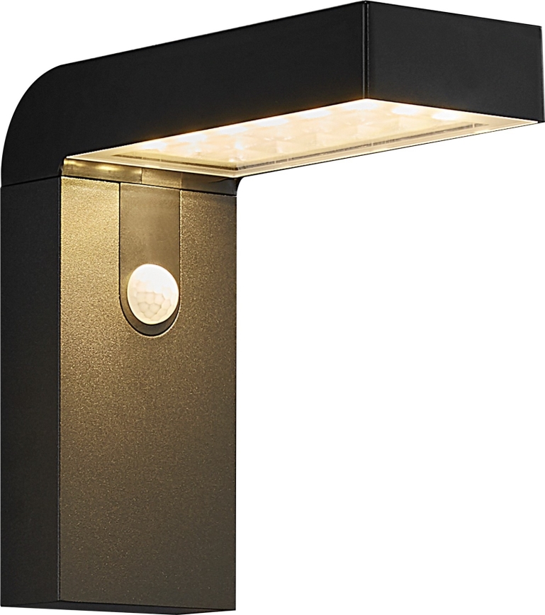 Nordlux - LED Соларен аплик със сензор ALYA LED/5W/3,7V IP44