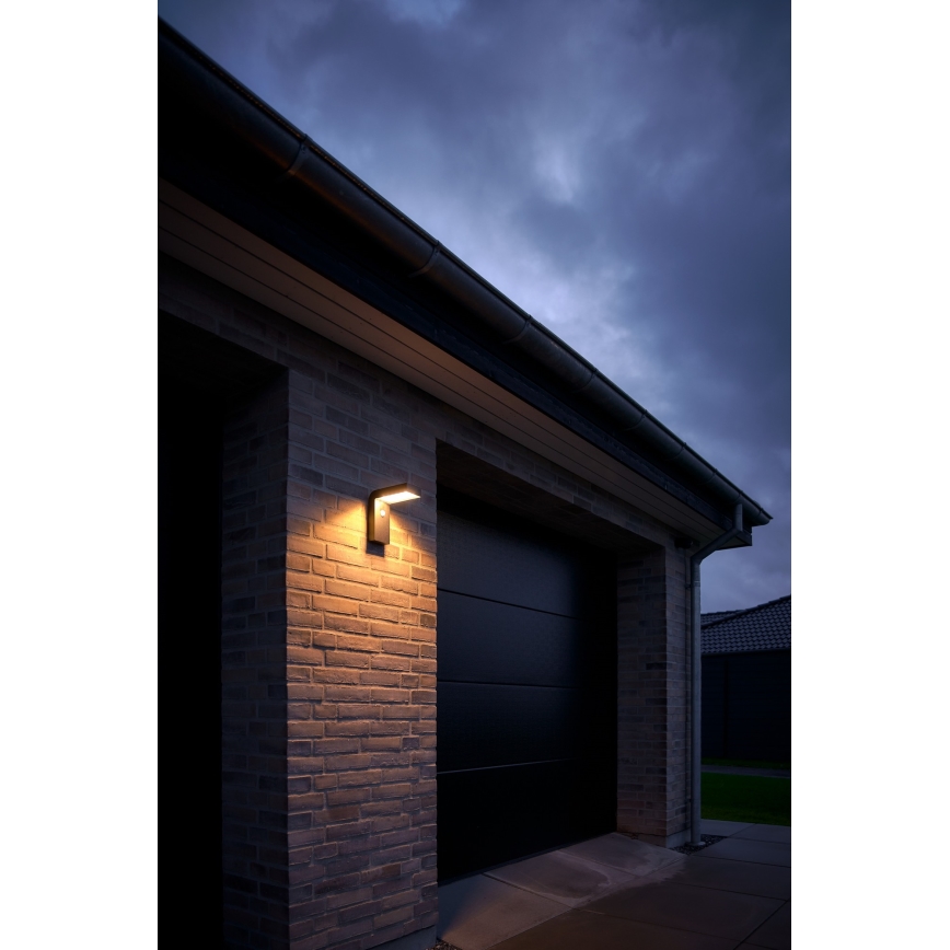 Nordlux - LED Соларен аплик със сензор ALYA LED/5W/3,7V IP44