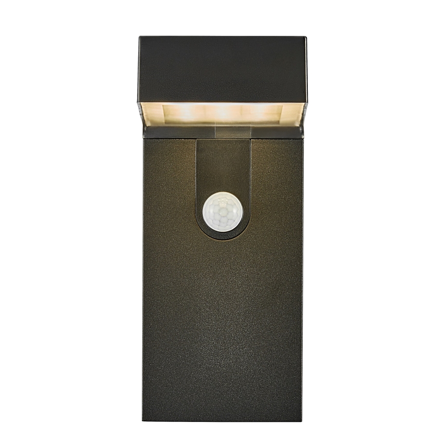 Nordlux - LED Соларен аплик със сензор ALYA LED/5W/3,7V IP44