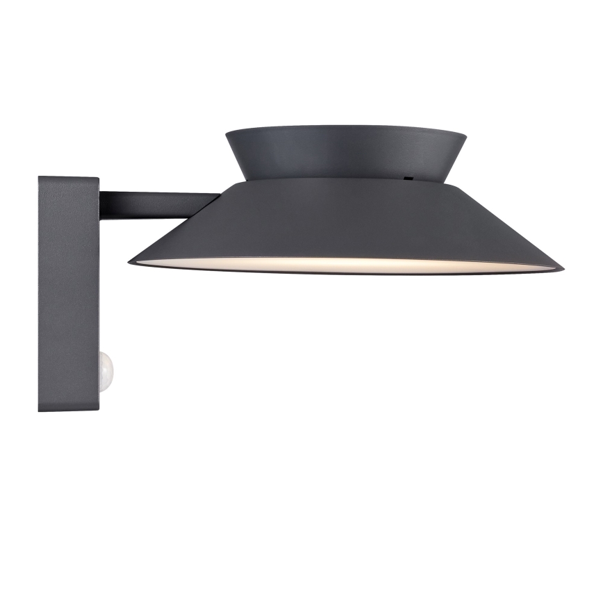 Nordlux - LED Соларен аплик със сензор JUSTINA LED/5W/3,7V IP44