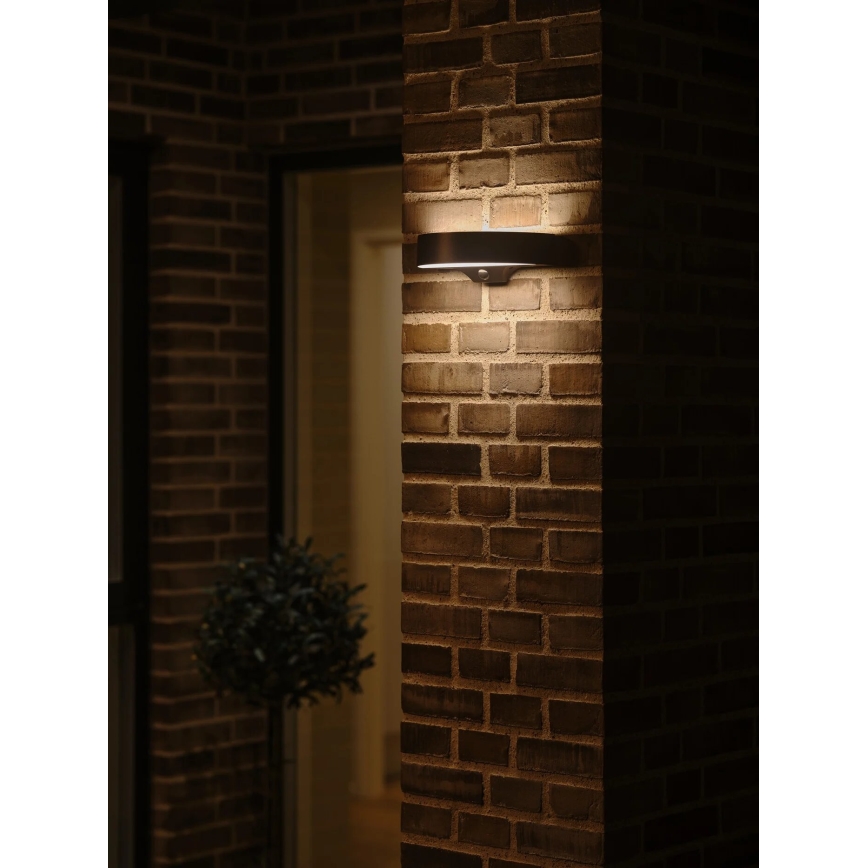 Nordlux - LED Соларен аплик със сензор MONAY LED/5W/5V 3000K IP44