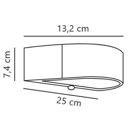 Nordlux - LED Соларен аплик със сензор MONAY LED/5W/5V 3000K IP44