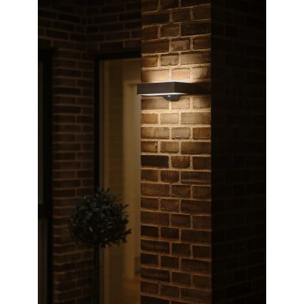 Nordlux - LED Соларен аплик със сензор MONAY LED/5W/5V 3000K IP44