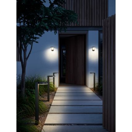 Nordlux - LED Соларен аплик със сензор RICA LED/5W/3,7V IP44 кръгъл