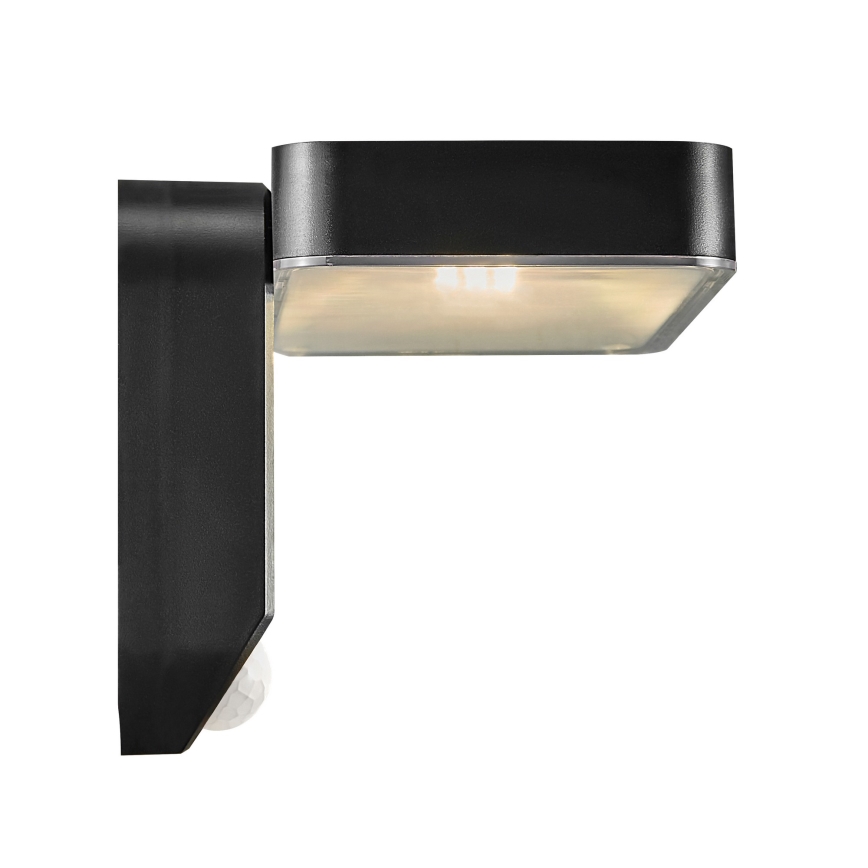 Nordlux - LED Соларен аплик със сензор RICA LED/5W/3,7V IP44 ъглов