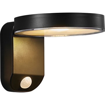 Nordlux - LED Соларен аплик със сензор RICA LED/5W/3,7V IP44 кръгъл