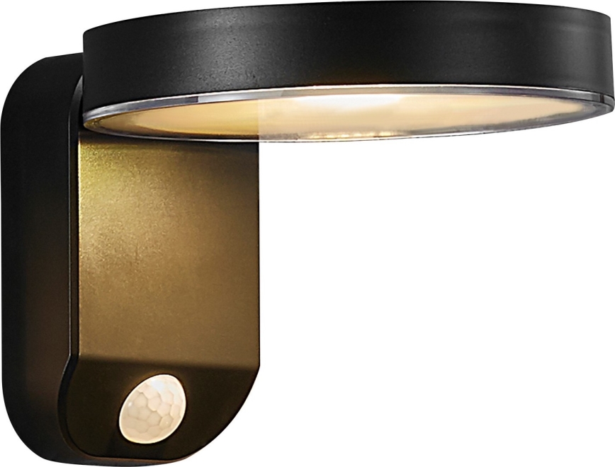 Nordlux - LED Соларен аплик със сензор RICA LED/5W/3,7V IP44 кръгъл