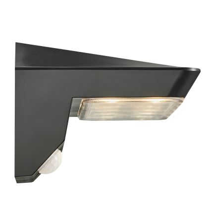Nordlux - LED соларен стенен осветител с сензор AGENA LED/5W/3,7V IP44 2200 mAh