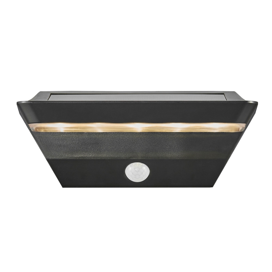 Nordlux - LED соларен стенен осветител с сензор AGENA LED/5W/3,7V IP44 2200 mAh