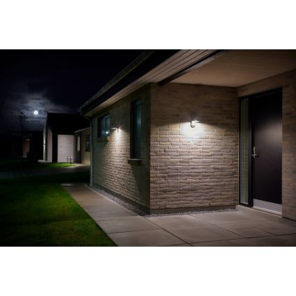 Nordlux - LED соларен стенен осветител с сензор RICA LED/5W/3,7V IP44 2200 mAh кръгъл