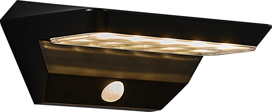 Nordlux - LED соларен стенен осветител с сензор AGENA LED/5W/3,7V IP44 2200 mAh
