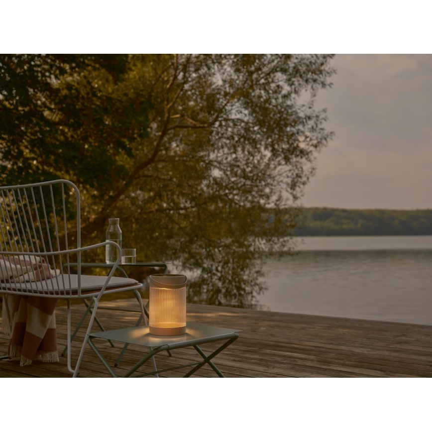 Nordlux - LED соларна лампа COUPAR LED/3,2W/3,7V бежова