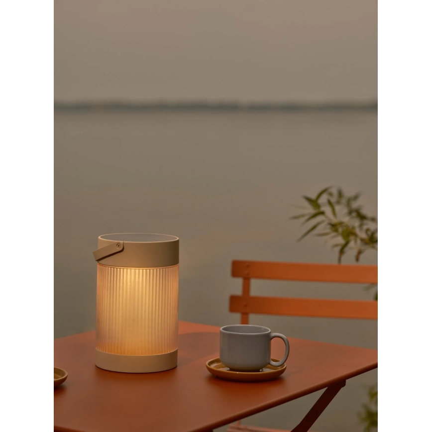 Nordlux - LED соларна лампа COUPAR LED/3,2W/3,7V бежова