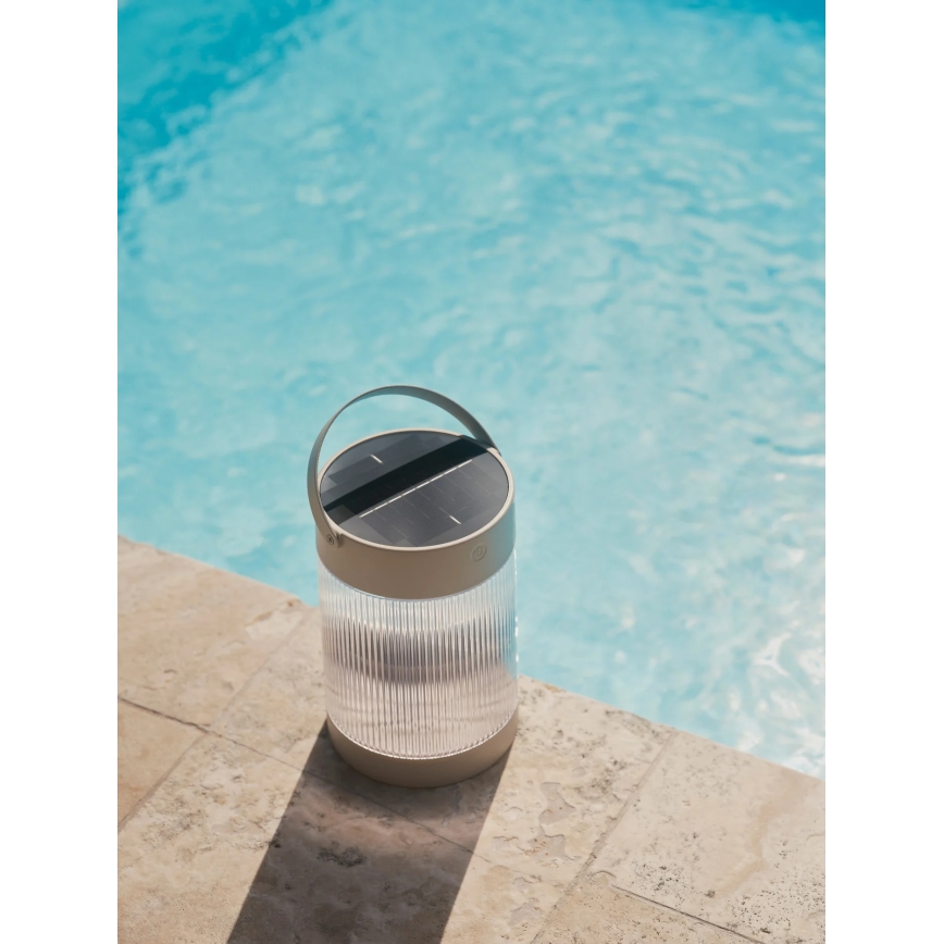 Nordlux - LED соларна лампа COUPAR LED/3,2W/3,7V бежова