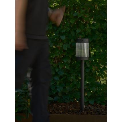 Nordlux - Соларна LED лампа COUPAR LED/3,2W/5V 3000K IP44 черна 1800 mAh