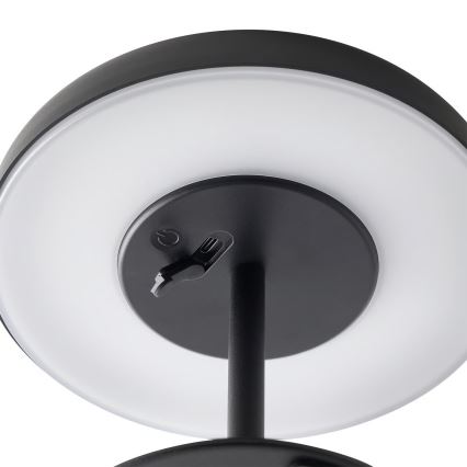 Nordlux - LED соларна лампа ELMER LED/2W/3,7V IP44 черна