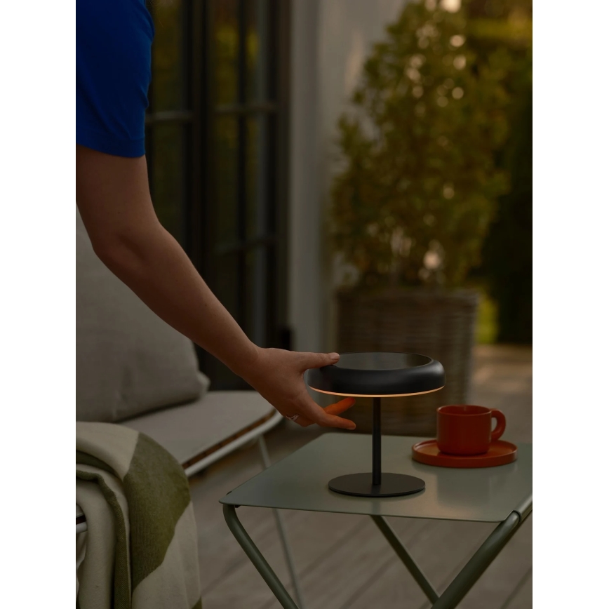 Nordlux - LED соларна лампа ELMER LED/2W/3,7V IP44 черна