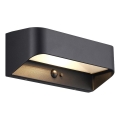 Nordlux - LED соларна лампа с сензор MARCELLIO LED/5W/5V IP54 2200 mAh черна