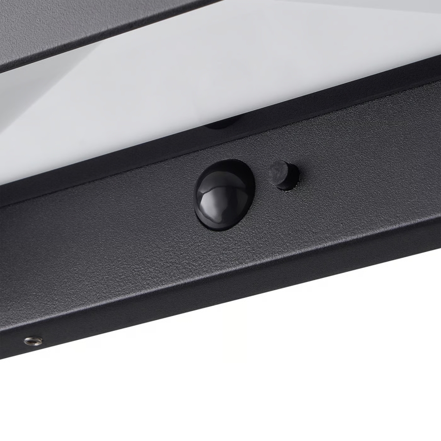 Nordlux - LED соларна лампа с сензор MARCELLIO LED/5W/5V IP54 2200 mAh черна