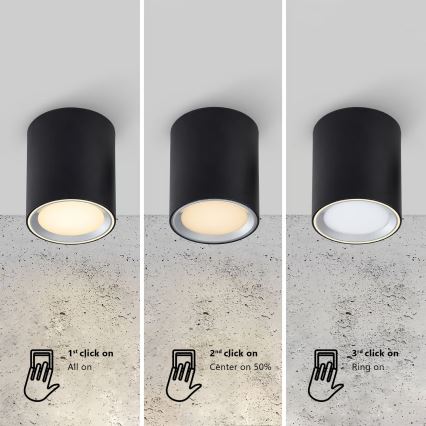 Nordlux - LED Спот за баня LANDON LED/6,5W/230V IP44 черен