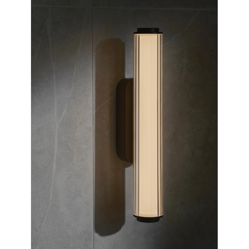 Nordlux - Димируемо LED стенно осветително тяло за баня VIRELLE LED/8W/230V 3000/4000K IP44 черно