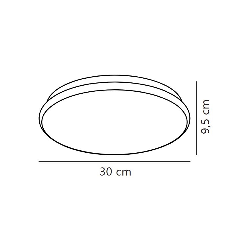Nordlux - LED таванно осветително тяло за баня MONTONE LED/10W/230V IP44 Ø 30 см