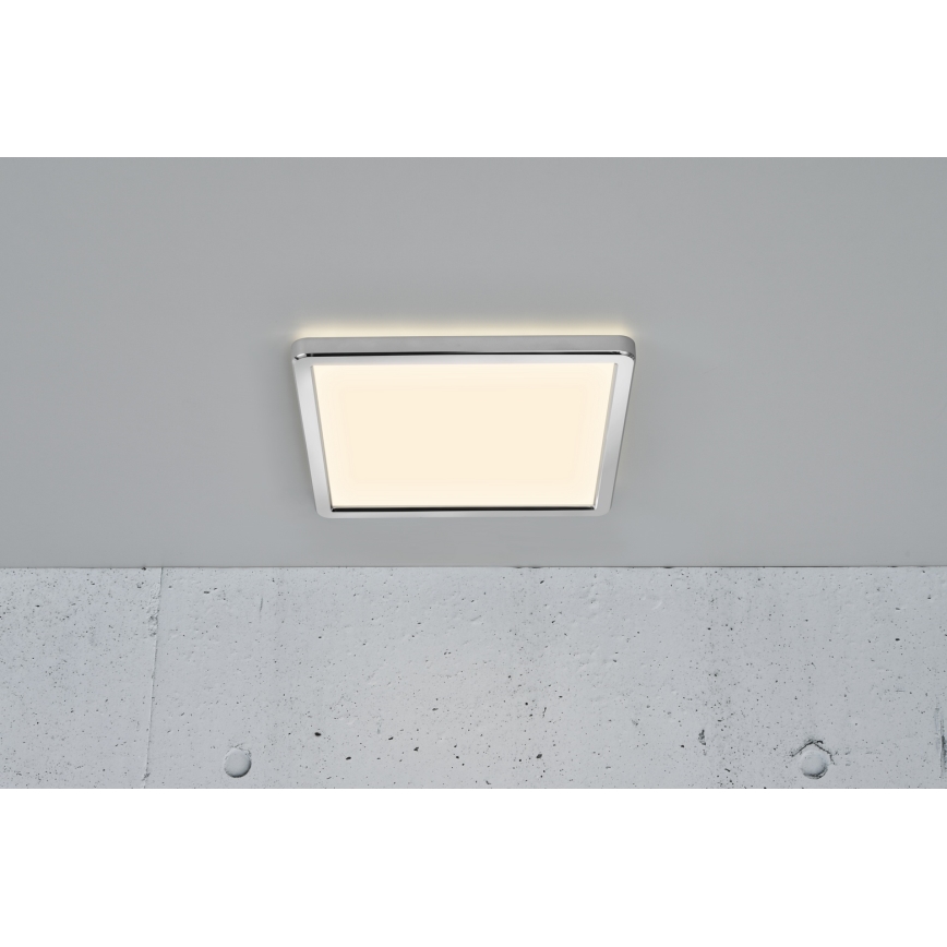 Nordlux - LED димируемо таванно осветително тяло за баня OJA LED/14,5W/230V 3000/4000K IP54 30x30 см