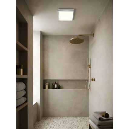 Nordlux - LED димируемо таванно осветително тяло за баня OJA LED/14,5W/230V 3000/4000K IP54 30x30 см