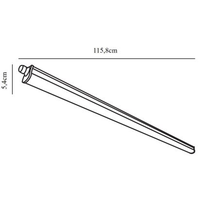 Nordlux - LED техническо осветително тяло WESTPORT LED/39W/230V 4000K IP65