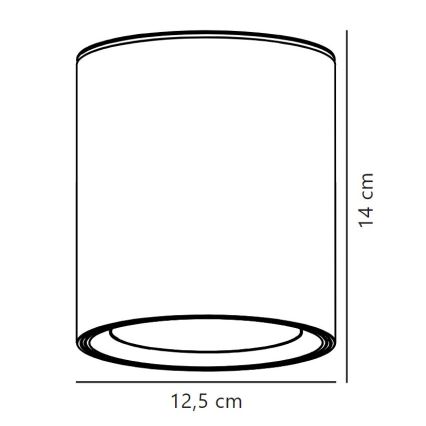 Nordlux - димируемо LED точково осветително тяло за баня LANDON LED/6,5W/230V IP44 черно
