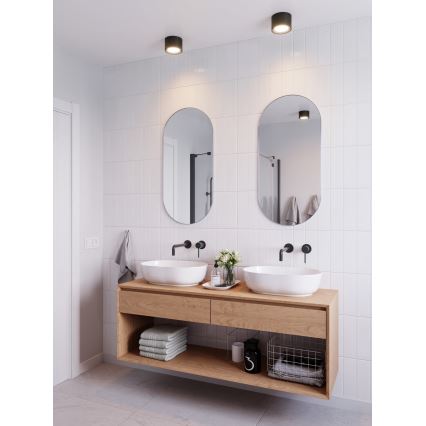 Nordlux - LED димируемо точково осветително тяло за баня LANDON LED/6,5W/230V IP44 черно