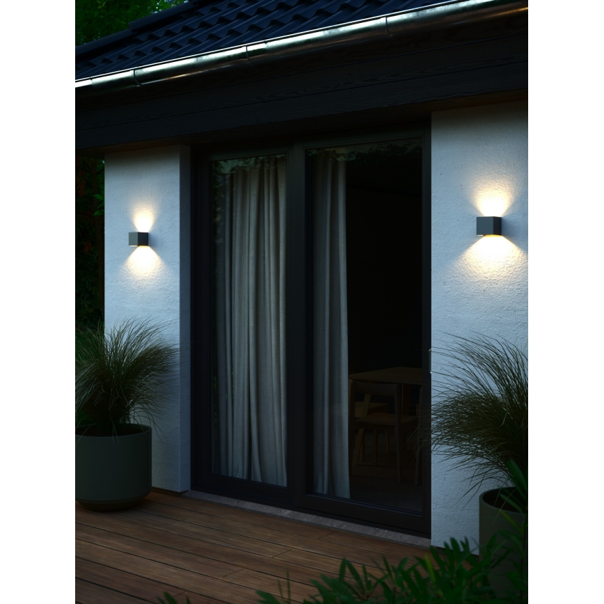 Nordlux - LED Външен стенен аплик MILDA LED/4,9W/230V IP44 антрацит
