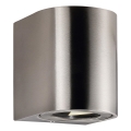 Nordlux - LED външен стенен осветител CANTO 2xLED/6W/230V IP44 неръждаема стомана