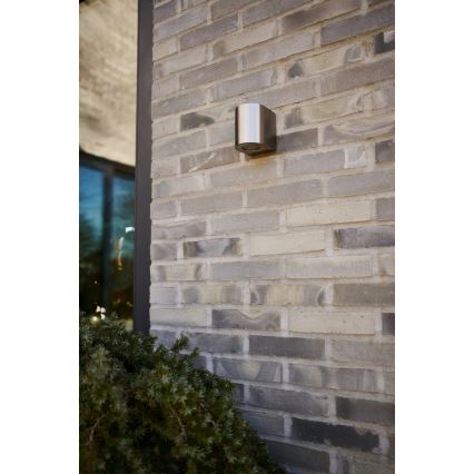 Nordlux - LED външен стенен осветител CANTO 2xLED/6W/230V IP44 неръждаема стомана