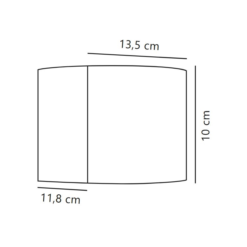Nordlux - LED външен стенен осветител MILDA LED/4,9W/230V IP44 антрацит