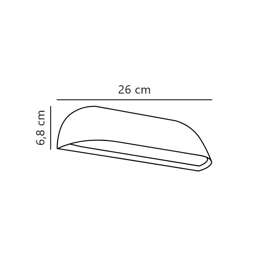 Nordlux - LED външна стенна лампа FRONT LED/9,5W/230V IP44