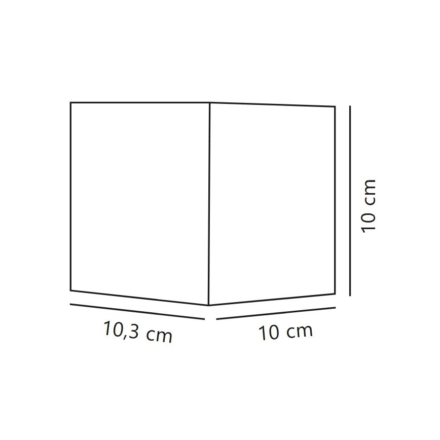 Nordlux - LED външна стенна лампа MILDA LED/4,9W/230V IP44 черна