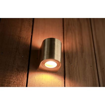 Nordlux - LED външно стенно осветително тяло CANTO 2xLED/5,5W/230V IP44 златисто