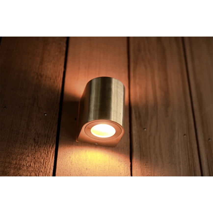 Nordlux - LED външно стенно осветително тяло CANTO 2xLED/5,5W/230V IP44 златисто