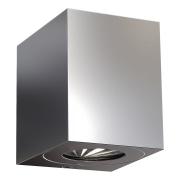 Nordlux - LED външно стенно осветително тяло CANTO 2xLED/5W/230V IP44 неръждаема стомана