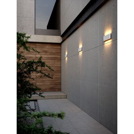 Nordlux - LED външно стенно осветително тяло KINVER LED/10W/230V IP54 бяло