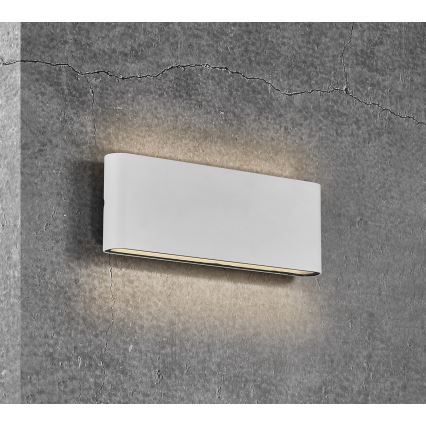Nordlux - LED външно стенно осветително тяло KINVER LED/10W/230V IP54 бяло