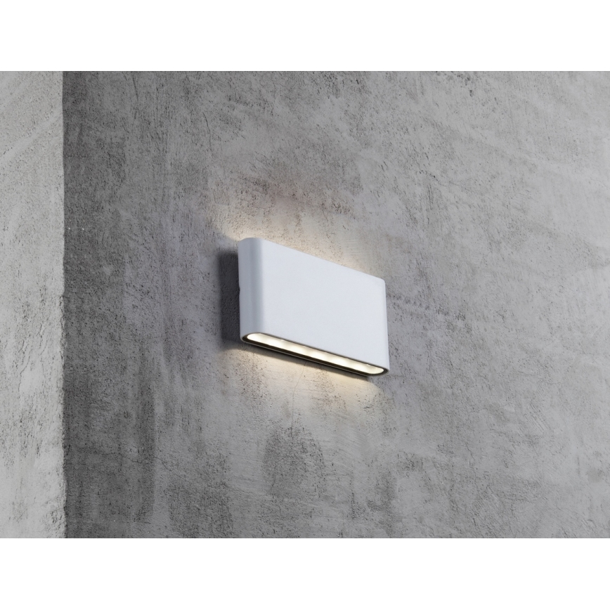 Nordlux - LED външно стенно осветително тяло KINVER LED/8,5W/230V IP54 бяло